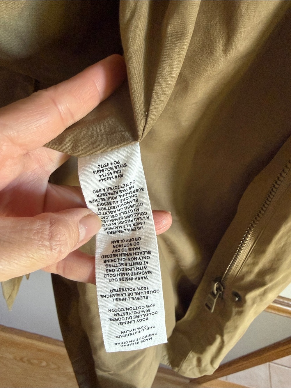Avec Les Filles Hooded Cape Raincoat - Picture 8 of 10